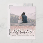 バラ金ゴールドグリッター同違うじ恋結婚日ズ 案内ポストカード (正面/裏面)