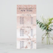 バラ金ゴールドグリッター大理石グラデーションサロン価格表 (スタンド正面)