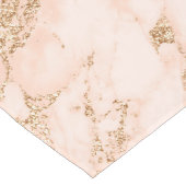 バラ金ゴールドグリッター抽象芸術 ロングテーブルランナー (コーナー)