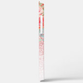 バラ金ゴールドグリッター水彩フローラモノグラム名 Case-Mate iPhoneケース (裏面 / 左)