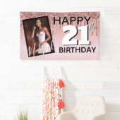 バラ金ゴールドグリッター点滴|Monogram|AGEフォト誕生日 横断幕 (インサイチュ)