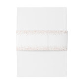 バラ金ゴールドグリッター点 招待状ベリーバンド (裏面例)