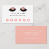 バラ金ゴールドグリッター眼 ロイヤリティカード (正面/裏面)