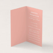 バラ金ゴールドグリッター眼 名刺 (内部)