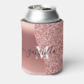 バラ金ゴールドグリッター箔 缶クーラー (缶裏面)