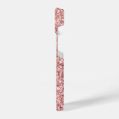 バラ金ゴールドグリッター箔 iPhoneケース (左側面)