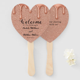 バラ金ゴールドグリッター結婚&ドリップス ハンドファン