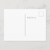 バラ金ゴールドグリッター赤面エレガントピンク日付を保存 案内ポストカード (裏面)