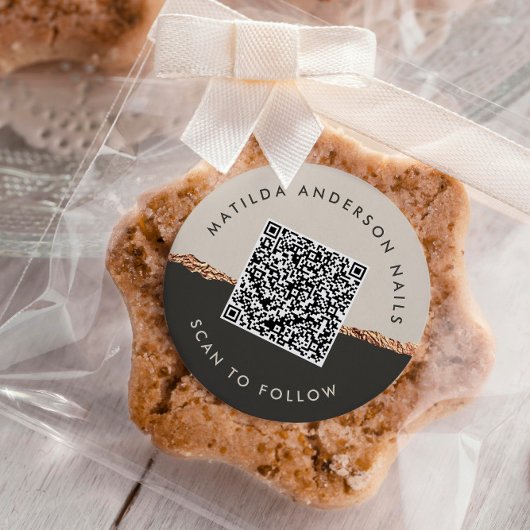 バラ金ゴールドグリッター黒モダン予算 ラウンドシール