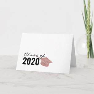 バラ金ゴールドグリッター2020年卒業クラス カード