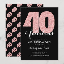 バラ金ゴールドグリッター40と素晴らしい誕生日パーティー