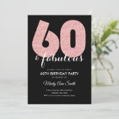 バラ金ゴールドグリッター60と素晴らしい誕生日パーティー 招待状 (スタンド正面)
