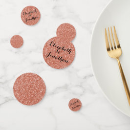 バラ金ゴールドグリッター コンフェッティ