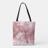 バラ金ゴールドグリッター トートバッグ (裏面)