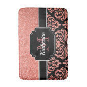 バラ金ゴールドグリッター バスマット (正面縦)