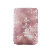 バラ金ゴールドグリッター バスマット (正面縦)