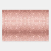 バラ金ゴールドグリッター、ピンクマーブル+グラモフラージュ迷彩柄 ラッピングペーパーシート (正面3)