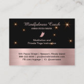 *～*バラ金ゴールドグリッター 名刺 (裏面)