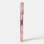 バラ金ゴールドグリッターiPhoneケースカスタム文字 Case-Mate iPhoneケース (裏面 / 右)