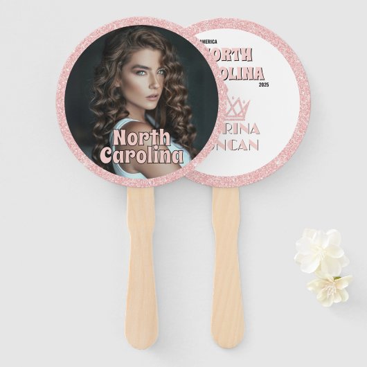 バラ金ゴールドグリッツページャントファンウェーバー10パック ハンドファン (正面&裏面)