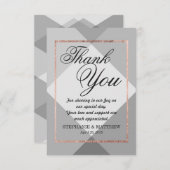 バラ金ゴールドグレイ地域サンキューカード サンキューカード (正面/裏面)