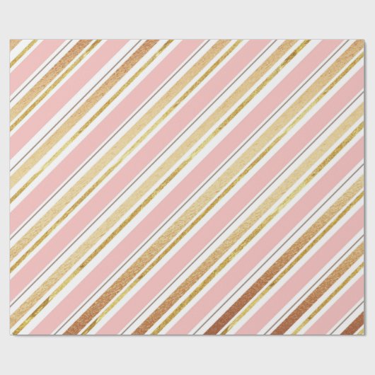 バラ金ゴールドグレーのテクスチャのラップ紙 ラッピングペーパー (フラット)