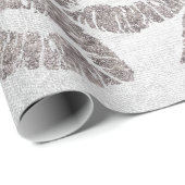 バラ金ゴールドグレーシルバーグラファイトグリッターグンギー ラッピングペーパー (ロールコーナー)