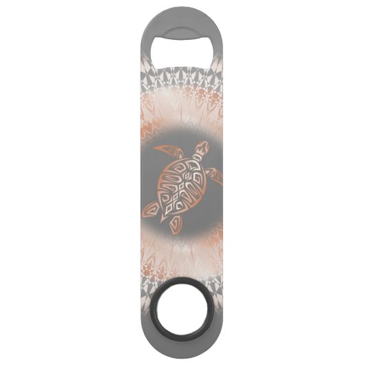 バラ金ゴールドグレータートルマンダラ スピード栓抜き (正面)