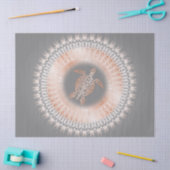 バラ金ゴールドグレータートルマンダラ 薄葉紙 (クラフト)