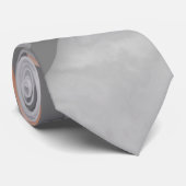 バラ金ゴールドグレーマーブルー抽象芸術アート ネクタイ (ロール)