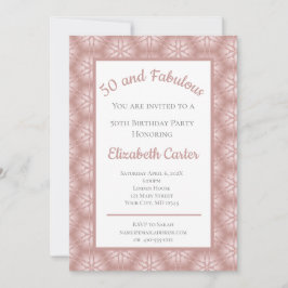 バラ金ゴールドグレー&ピンク50と素晴らしい誕生日