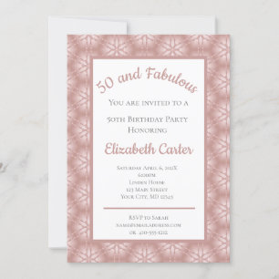 バラ金ゴールドグレー&ピンク50と素晴らしい誕生日