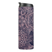 バラ金ゴールドコレクションブルーデザイン タンブラー (回転右)