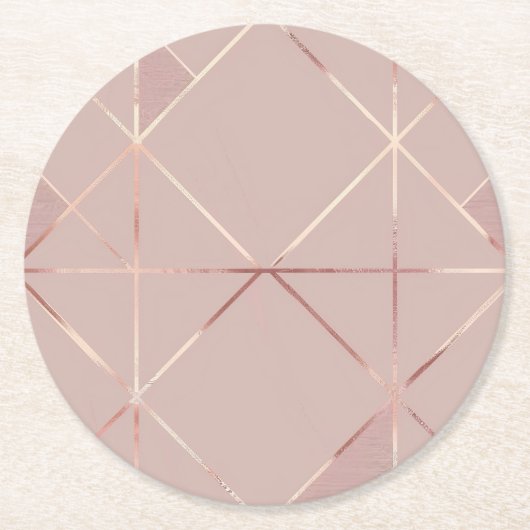 バラ金ゴールドコースター ラウンドペーパーコースター (正面)