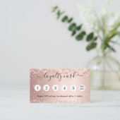 バラ金ゴールドコードの写真 ロイヤリティカード (スタンド正面)