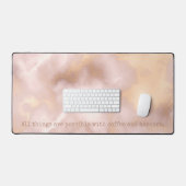 バラ金ゴールドコーヒーですべてのことが可能 デスクマット (キーボード&マウス)