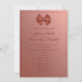 バラ金ゴールドサテンボウ結婚-'s 招待状 (裏面)