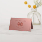 バラ金ゴールドサテンボウ – プレイスカード (裏面)