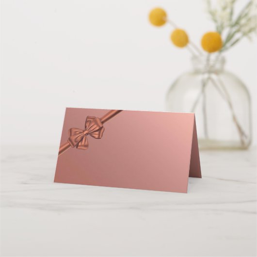 バラ金ゴールドサテンボウ – プレイスカード (正面)