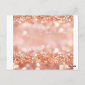 バラ金ゴールドサプライズ誕生日パーティー ポストカード (裏面)