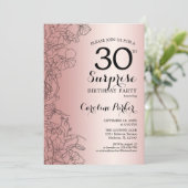 バラ金ゴールドサプライズ30th誕生日パーティー 招待状 (スタンド正面)