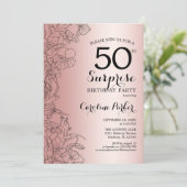 バラ金ゴールドサプライズ50thバースデーパーティー 招待状 (スタンド正面)