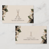 バラ金ゴールドサロン美容師シザーズグラムバラ 名刺 (正面/裏面)