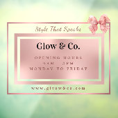 バラ金ゴールドサロン | エレガント美しいスタジオサイン ウィンドウサイン (シート3)