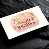 バラ金ゴールドサンセットグリッターソーシャルメディアQRコード 名刺