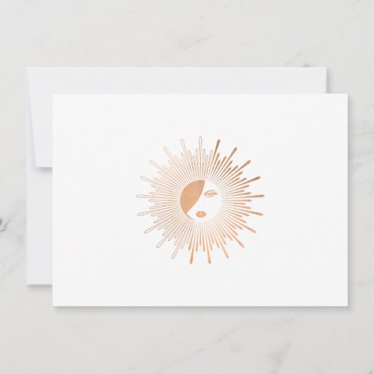 バラ金ゴールドサン女神ガールスプレー日焼けギフトカード (裏面)