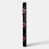 バラ金ゴールドサークルトレリス5オンブラック Case-Mate iPhoneケース (裏面 / 左)