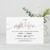 バラ金ゴールドザナイトリハーサルディナー 招待状 (スタンド正面)