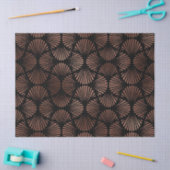 バラ金ゴールドシェルのブラックデコップページ 薄葉紙 (クラフト)