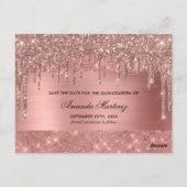 バラ金ゴールドシックキンセニェラ保存日 ポストカード (裏面)